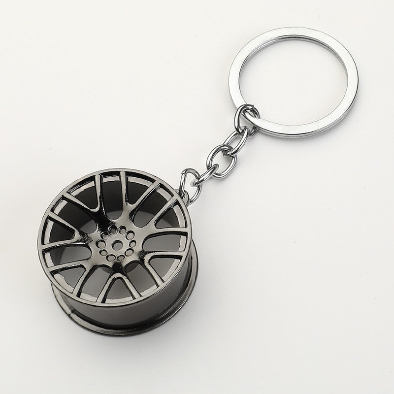 Metal Car Enthusiast Car Part Key Chains - Various Designs