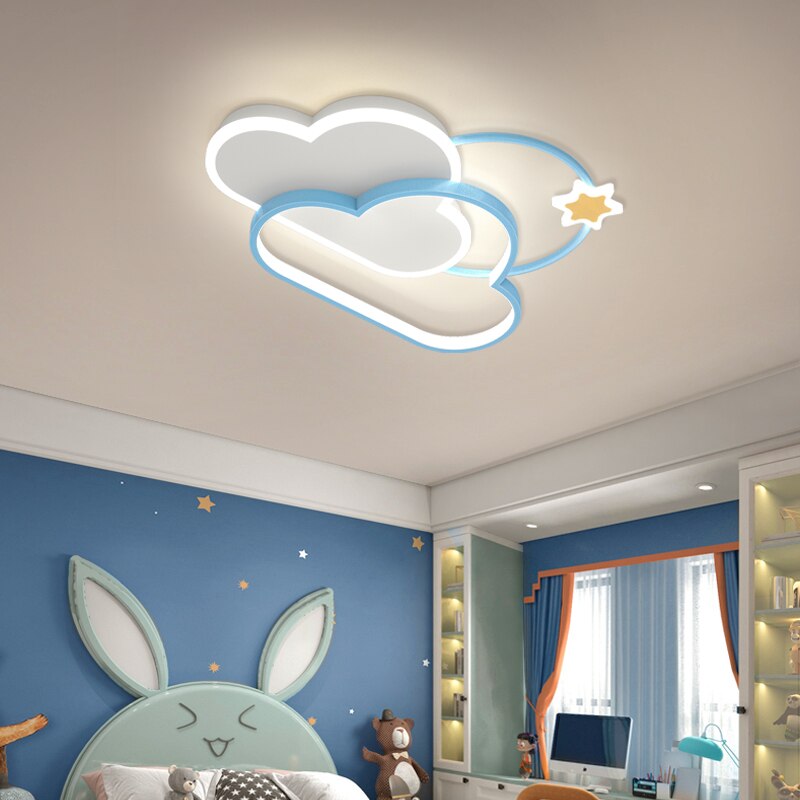 Children's Kid's LED Cloud Bedroom Ceiling Light - Various Sizes