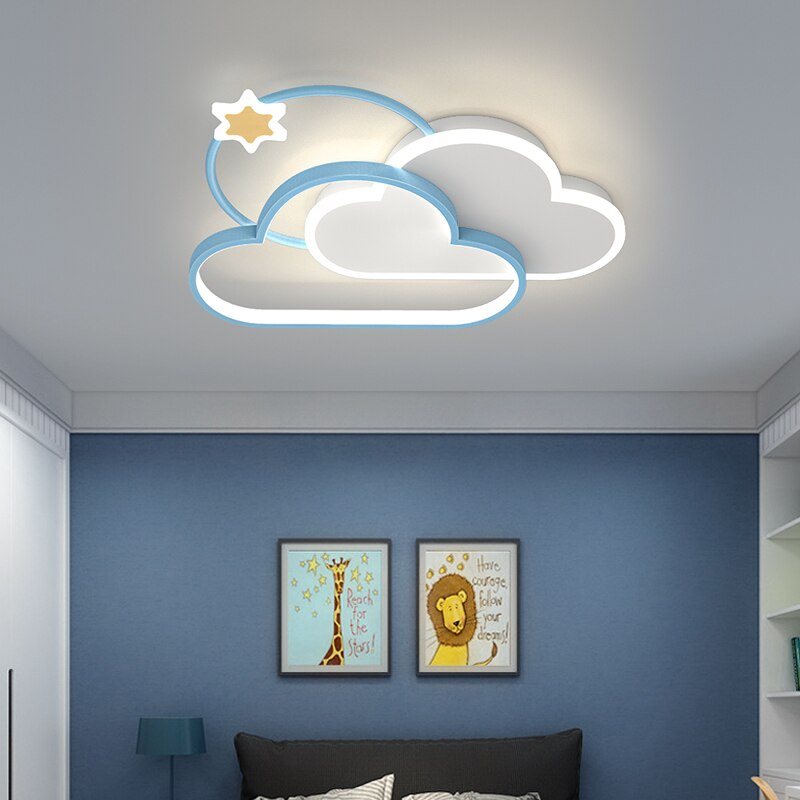 Children's Kid's LED Cloud Bedroom Ceiling Light - Various Sizes