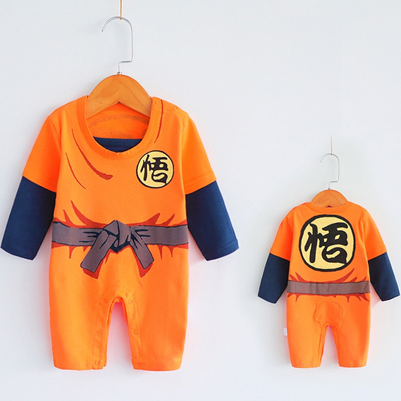 Newborn Toddler Baby grow Romper Suit - Dragonball Z Anime Goku