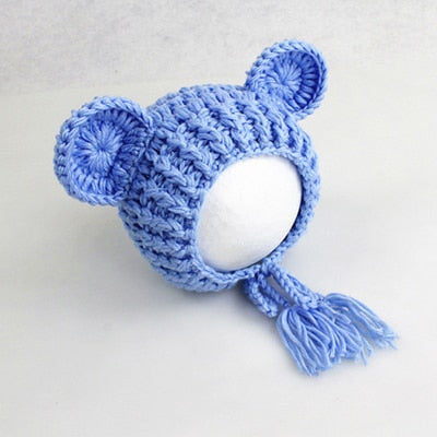 Handmade Newborn baby Toddler Hat & Toy Gift Set