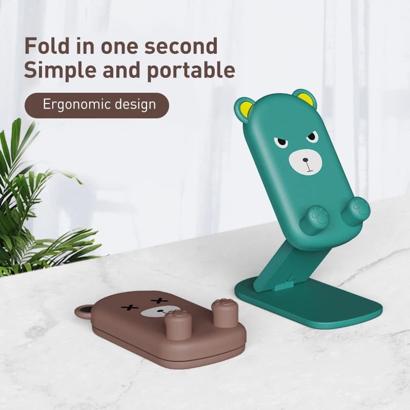 Kids Foldable Phone Holder for Travelling - Various Designs