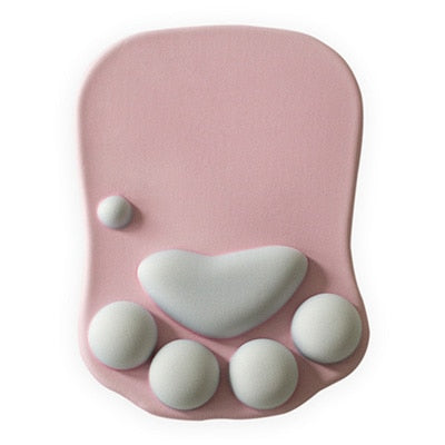 3D Paw Print Mouse Mat Pad - Various Colours