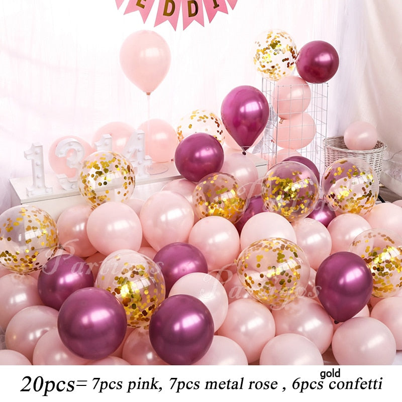 Confetti Latex Party Balloons - 10in Pack of 20 - All Occasions