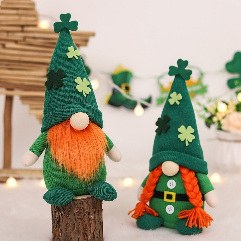 St Patrick's Day Irish Plush Gnome - Various Designs