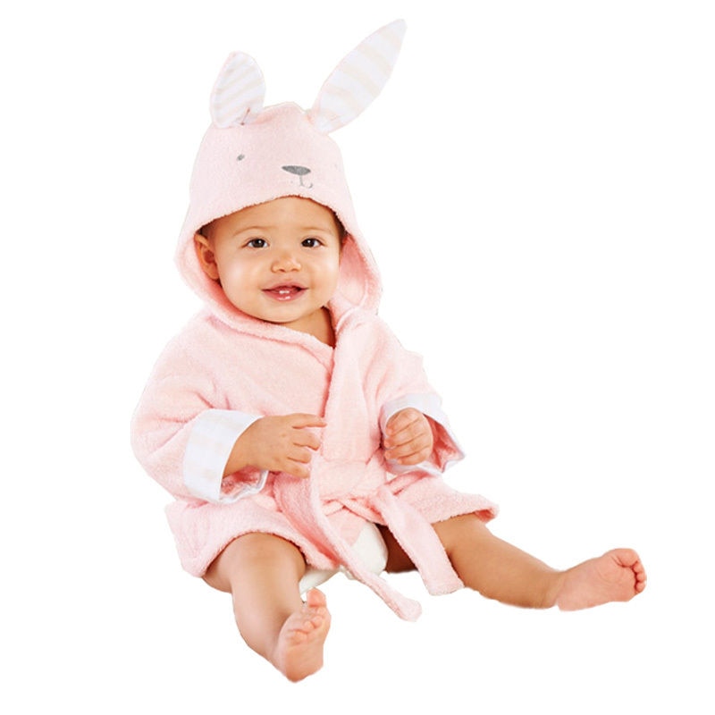 Baby Toddler Animal Dressing Gown Bath Towel - Various Styles