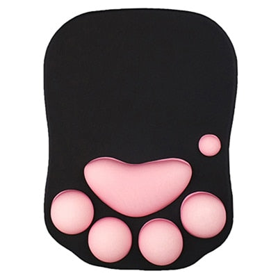 3D Paw Print Mouse Mat Pad - Various Colours