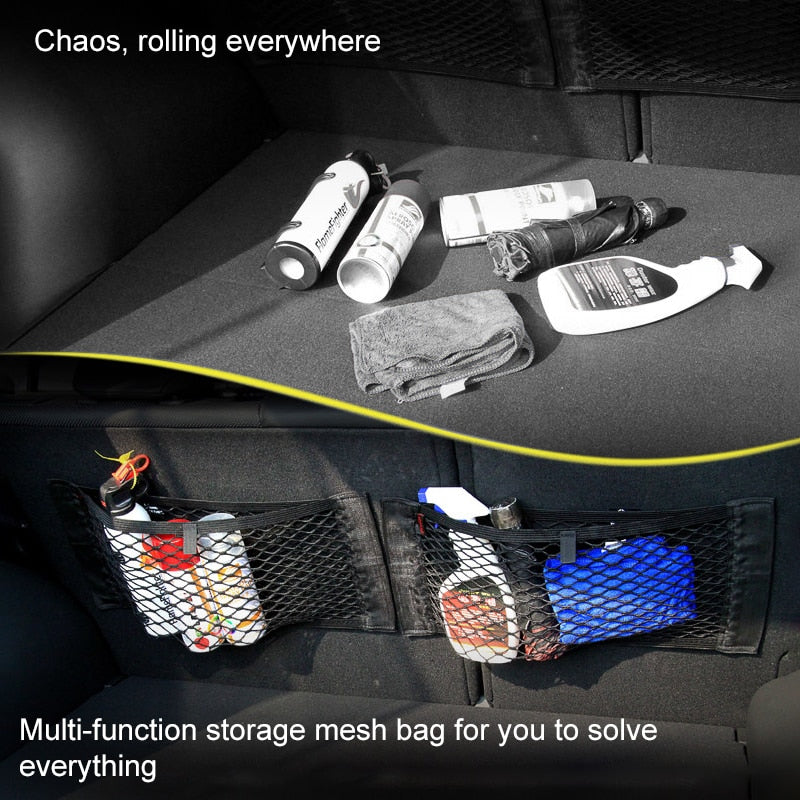 Car Back Seat / Boot / Trunk Storage Net - Various Sizes