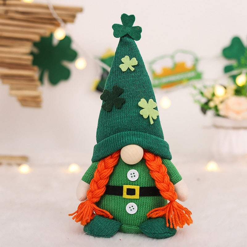 St Patrick's Day Irish Plush Gnome - Various Designs