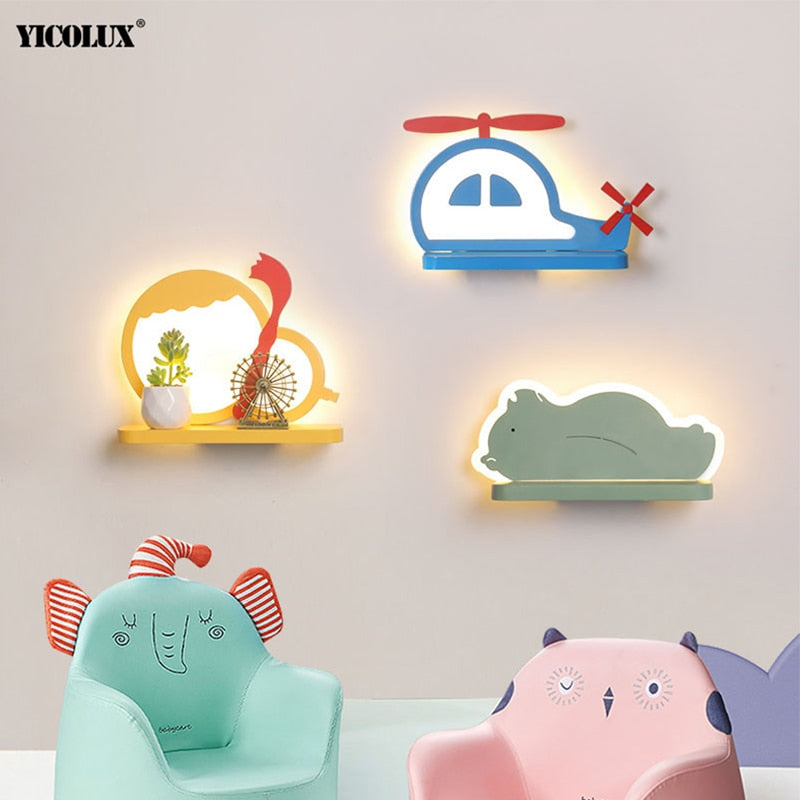 Children's LED Light Shelf - Various Designs