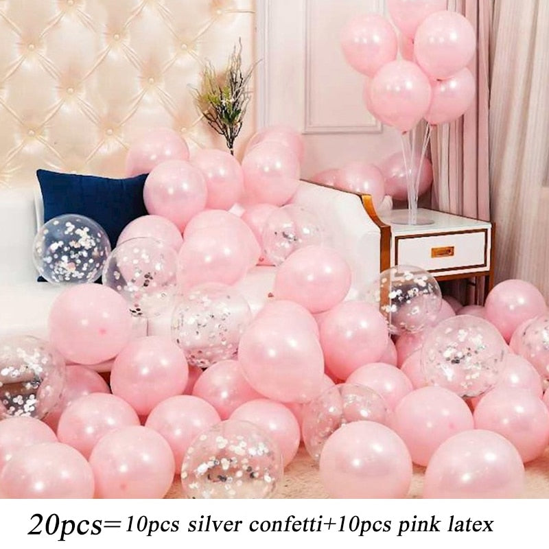 Confetti Latex Party Balloons - 10in Pack of 20 - All Occasions