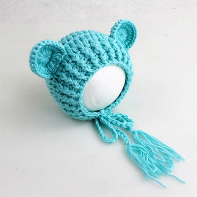 Handmade Newborn baby Toddler Hat & Toy Gift Set