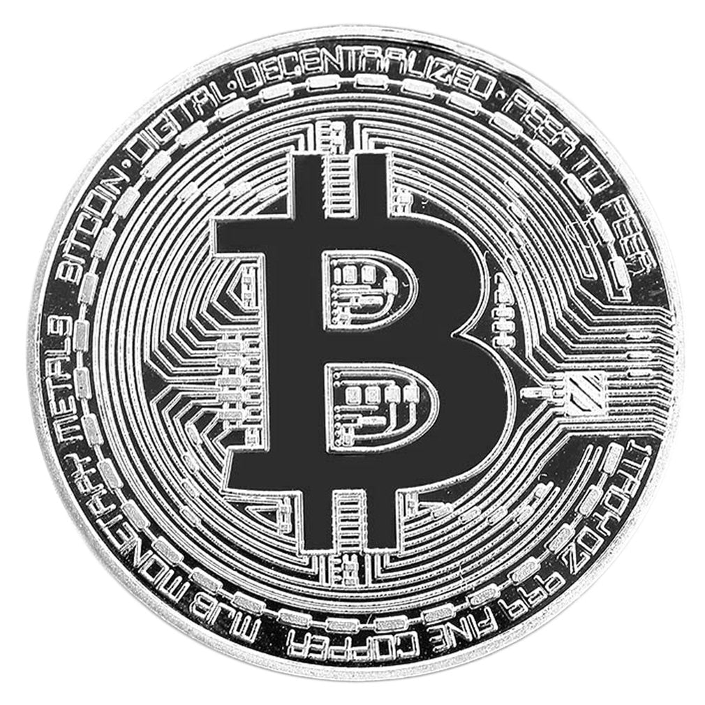 Physical Gold Plated Bitcoin BTC