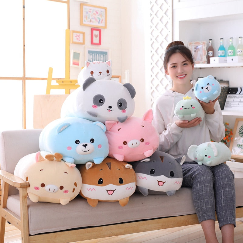 Soft Animal Cartoon Pillow - Various Designs & Sizes