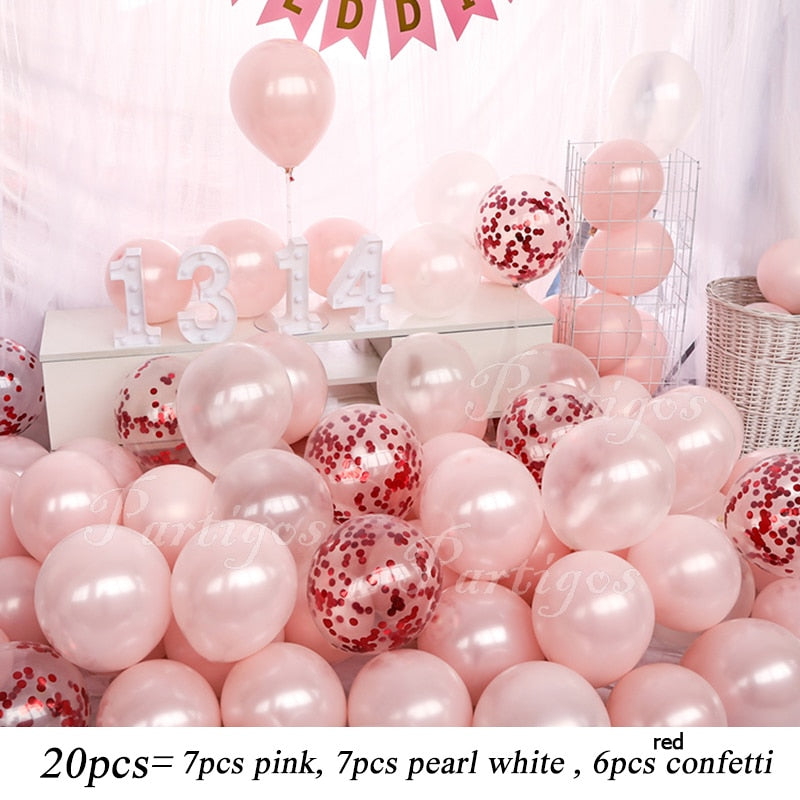 Confetti Latex Party Balloons - 10in Pack of 20 - All Occasions