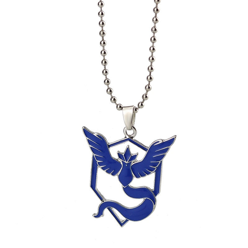 Pokemon Go Team Metal Necklace - Valor Mystic or Instinct