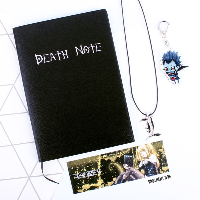 Anime Death Note Leather Notebook - Choice of Accessories