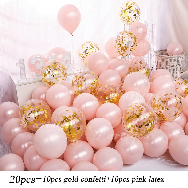 Confetti Latex Party Balloons - 10in Pack of 20 - All Occasions