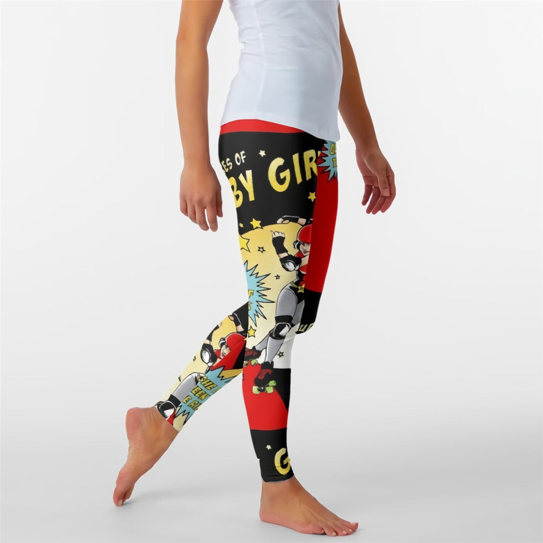 Animation Style Fitness Gym High Waist Leggings