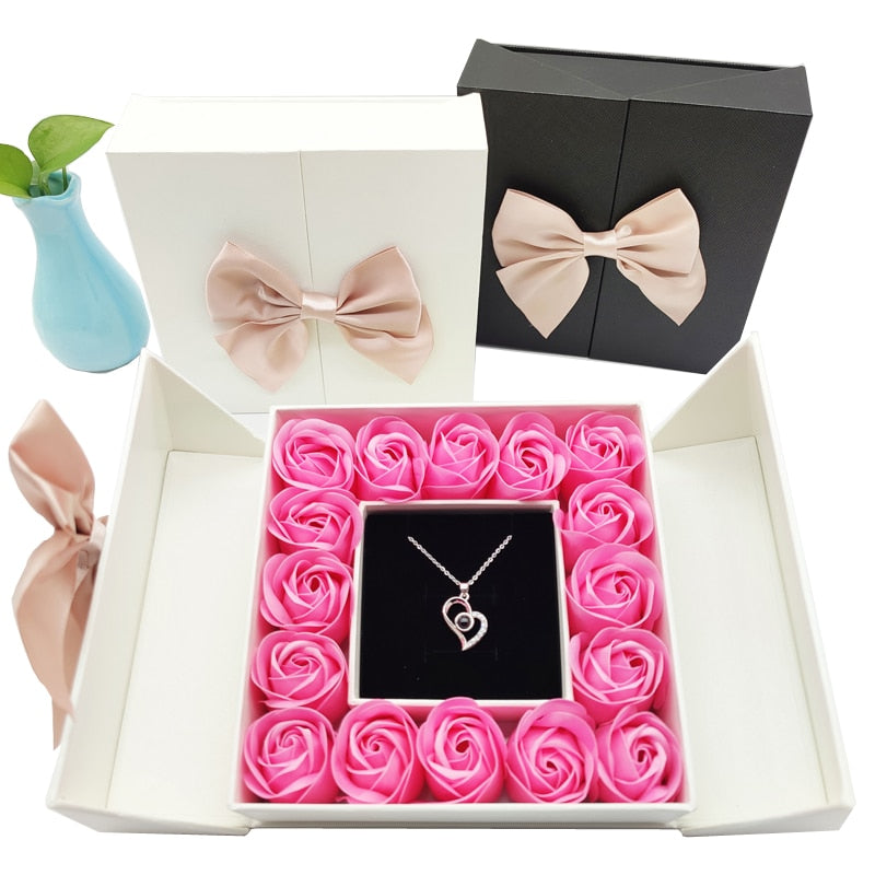 Artificial Rose Opening Gift Box