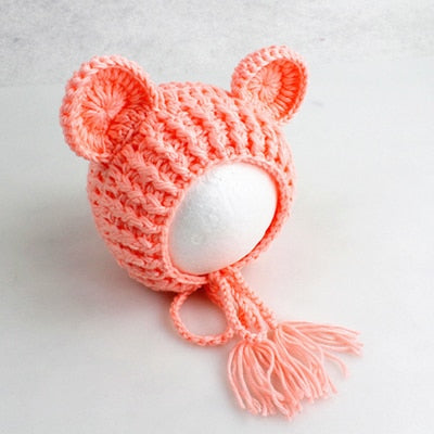 Handmade Newborn baby Toddler Hat & Toy Gift Set