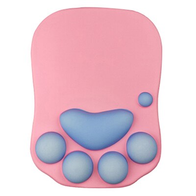 3D Paw Print Mouse Mat Pad - Various Colours