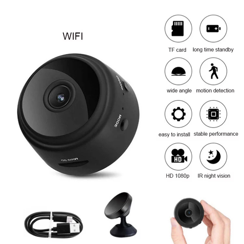 1080P HD Mini Camera - Night Vision Security