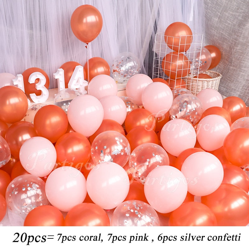 Confetti Latex Party Balloons - 10in Pack of 20 - All Occasions