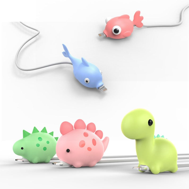 Kids / Childrens Cable Data Protector - Various Animals & Dinosaurs