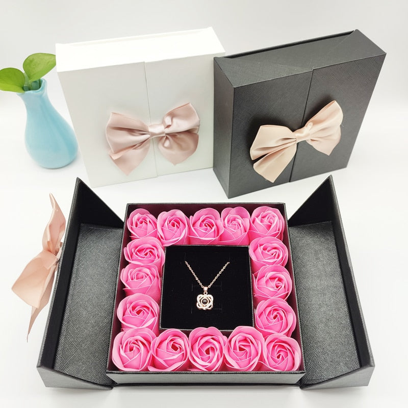 Artificial Rose Opening Gift Box