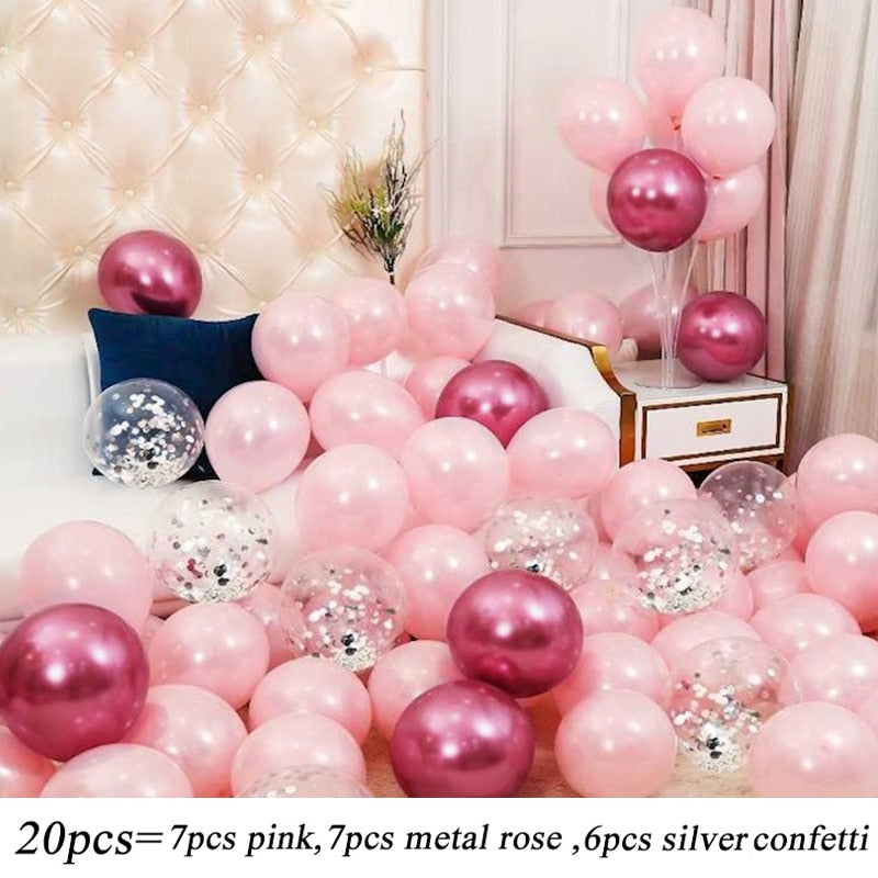 Confetti Latex Party Balloons - 10in Pack of 20 - All Occasions