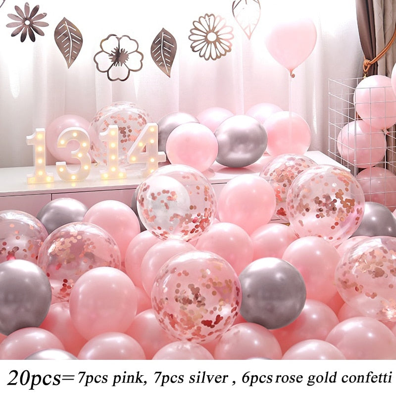 Confetti Latex Party Balloons - 10in Pack of 20 - All Occasions