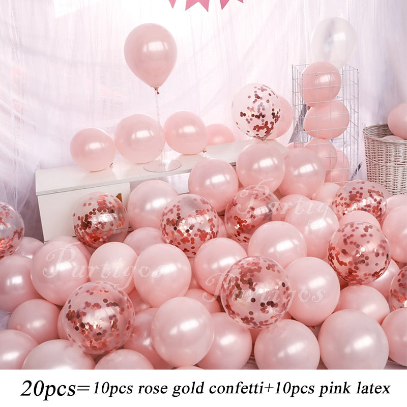 Confetti Latex Party Balloons - 10in Pack of 20 - All Occasions