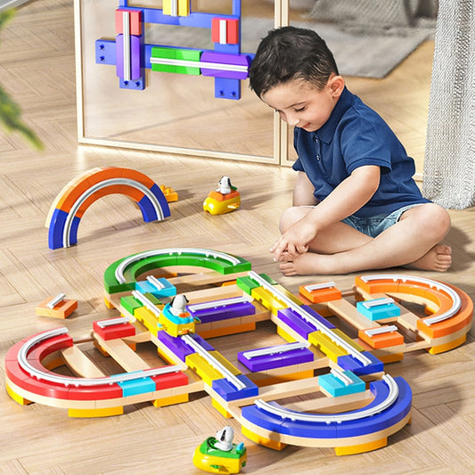 Children's Kid's Moving Train Railway Puzzle Toy - Various Sizes