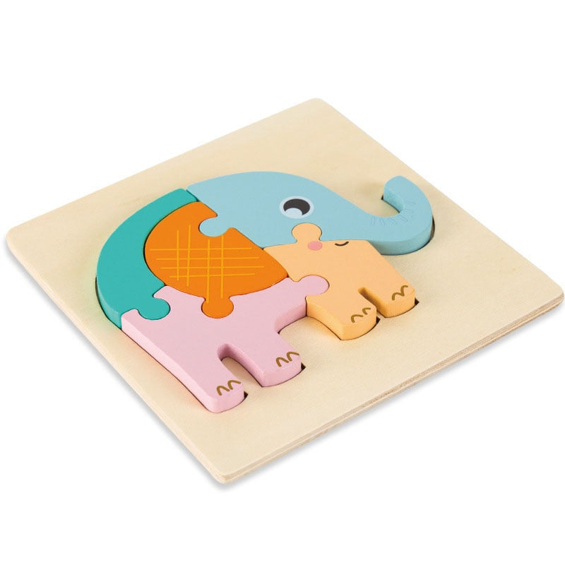 Children's Wooden Puzzle Game - Various Animals & Designs