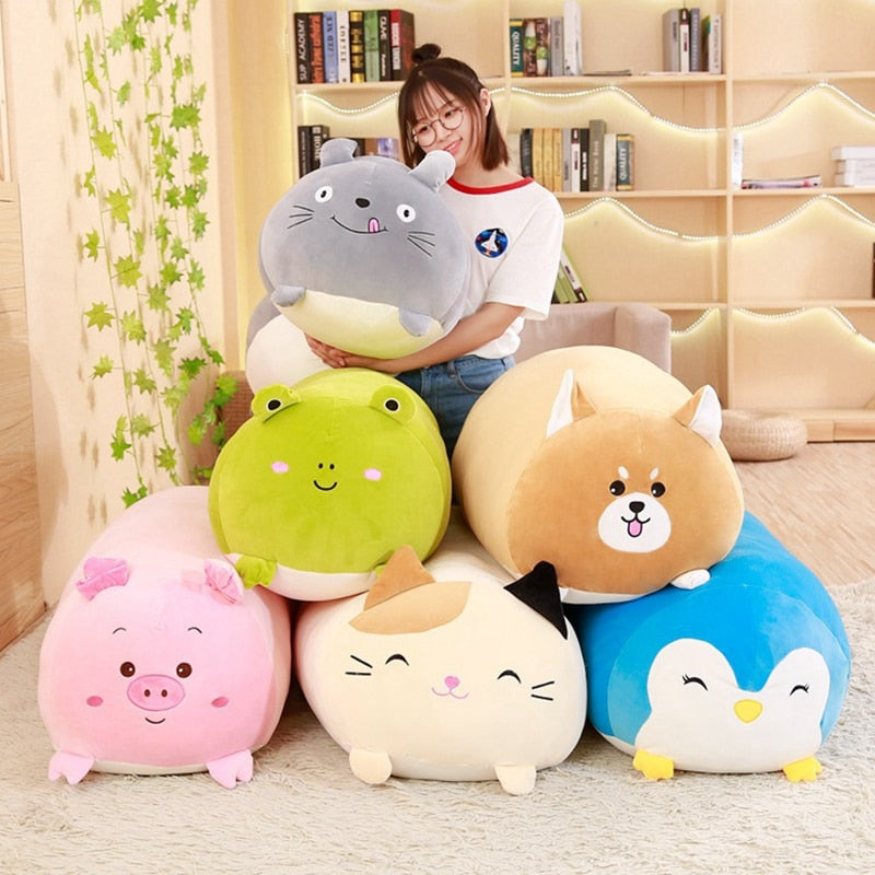 Soft Animal Cartoon Pillow - Various Designs & Sizes