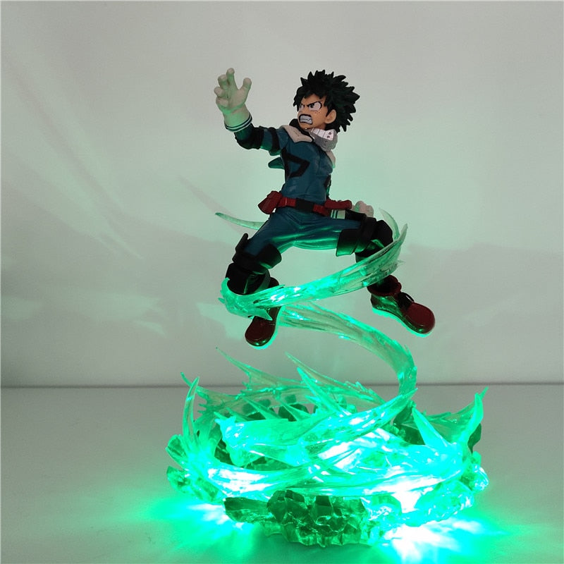 My Hero Academia Bakugou Katsuki VS Midoriya Izuku LED Battle Scene Anime Figure