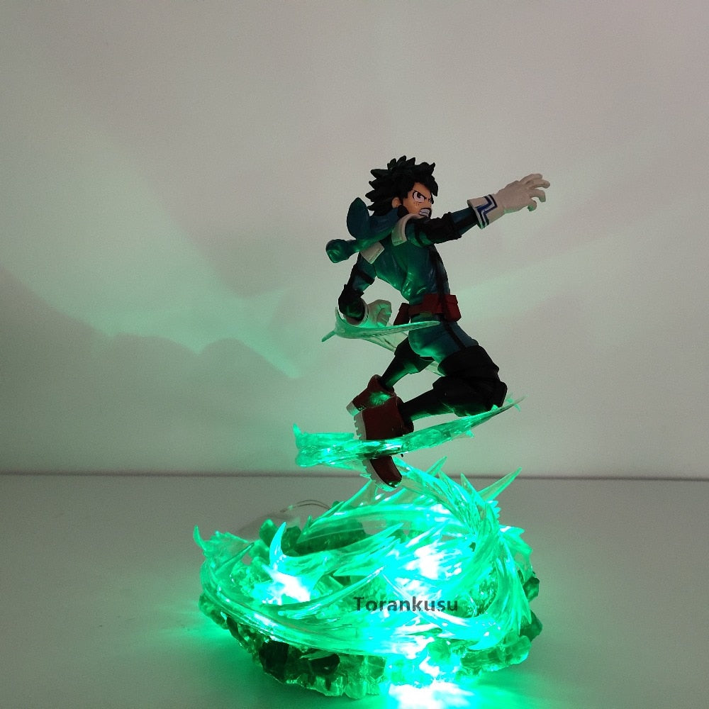 My Hero Academia Bakugou Katsuki VS Midoriya Izuku LED Battle Scene Anime Figure