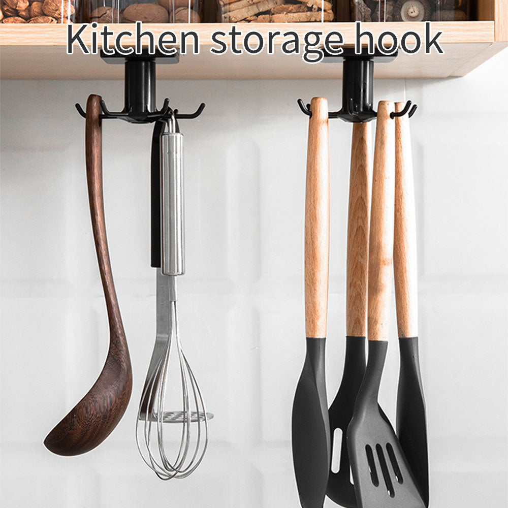 Self Adhesive Rotating Kitchen Hooks