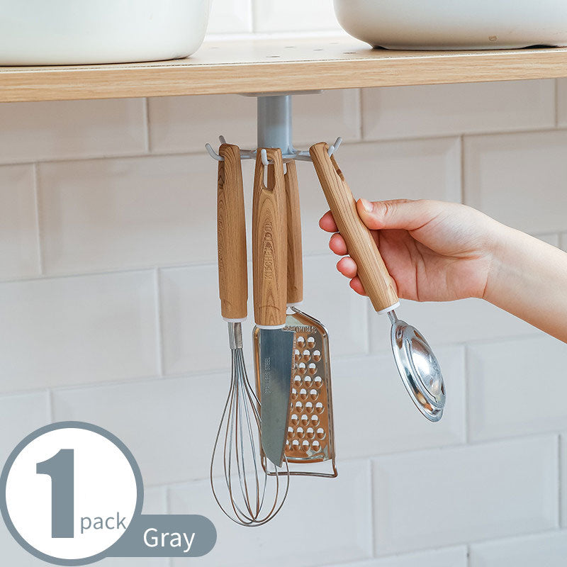 Self Adhesive Rotating Kitchen Hooks