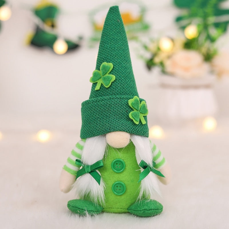 St Patrick's Day Irish Plush Gnome - Various Designs