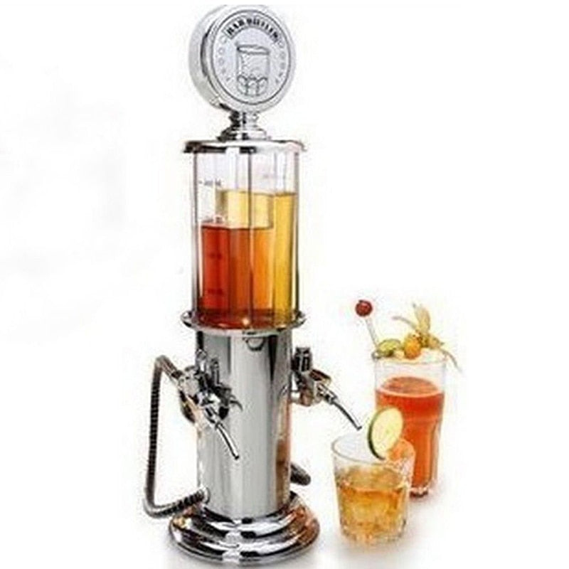 900ml Aluminum Beer Party Drinks Gas Pump Dispenser - Single or Double Pump