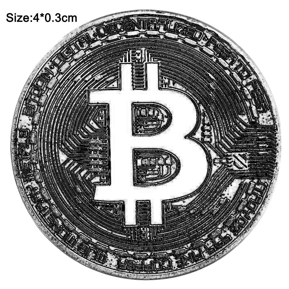 Physical Gold Plated Bitcoin BTC