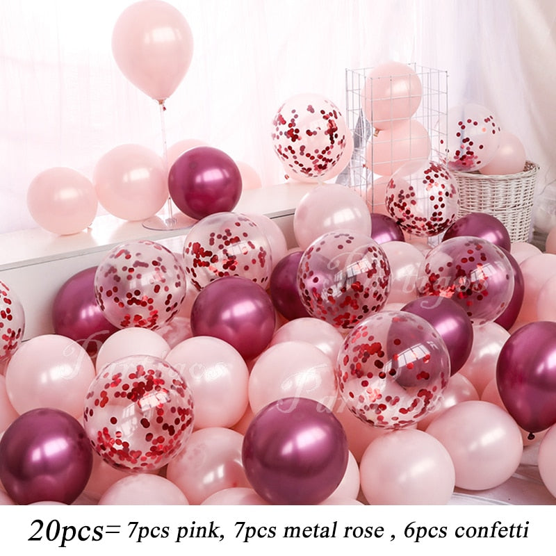 Confetti Latex Party Balloons - 10in Pack of 20 - All Occasions