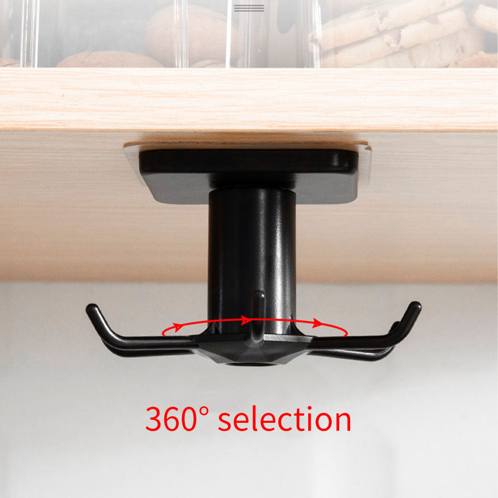 Self Adhesive Rotating Kitchen Hooks