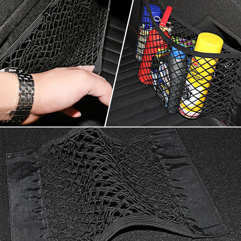 Car Back Seat / Boot / Trunk Storage Net - Various Sizes