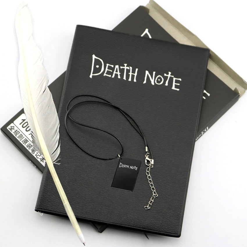 Anime Death Note Leather Notebook - Choice of Accessories