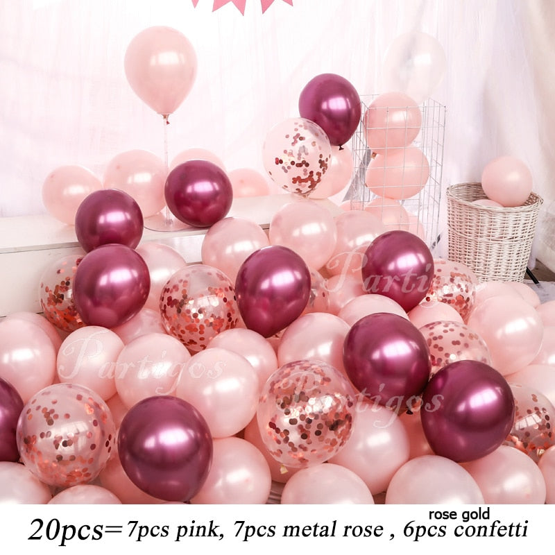 Confetti Latex Party Balloons - 10in Pack of 20 - All Occasions