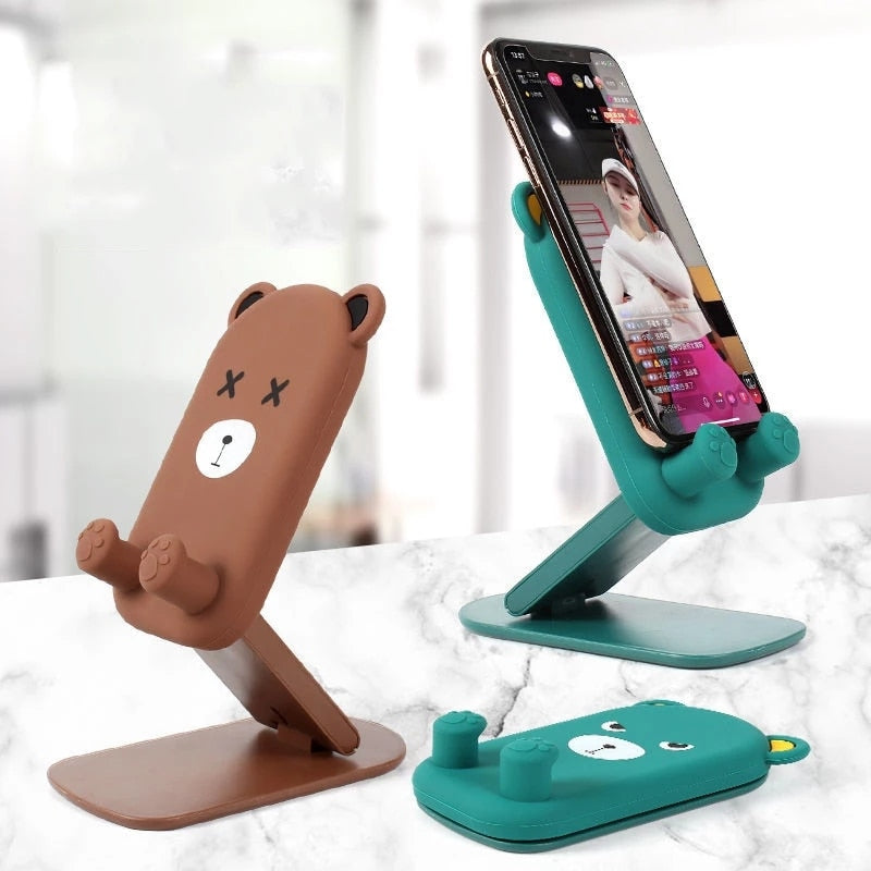 Kids Foldable Phone Holder for Travelling - Various Designs