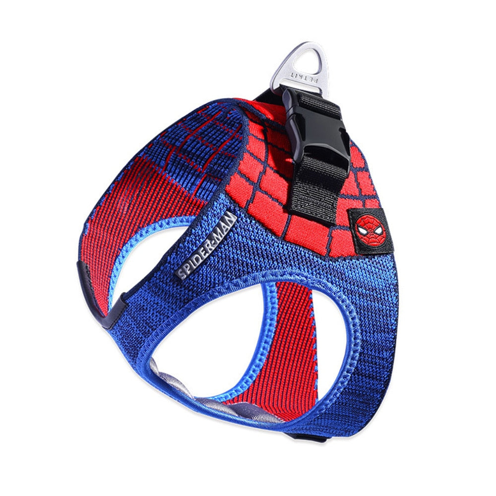 Marvel Superhero Style Pet Dog Walking Harness - Various Hero Designs